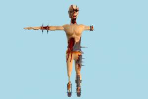 Zombie zombie, bloody, infected, evil, monster, character