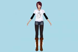 Fashion Girl female, lady, fashion, girl, modern, woman, people, human, character