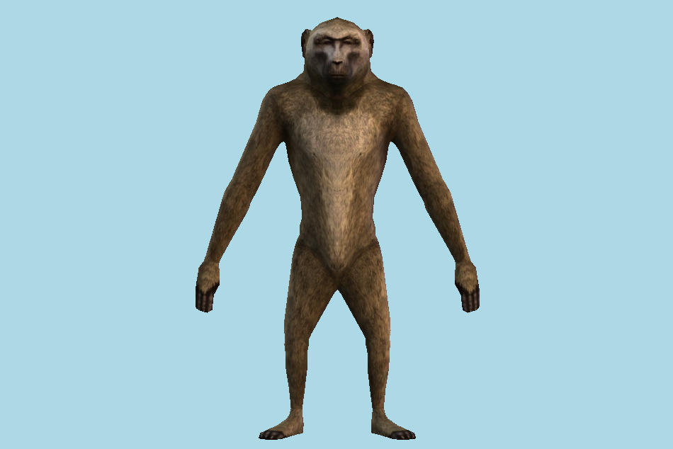 X-Men Origins: Wolverine Monkey 3d model