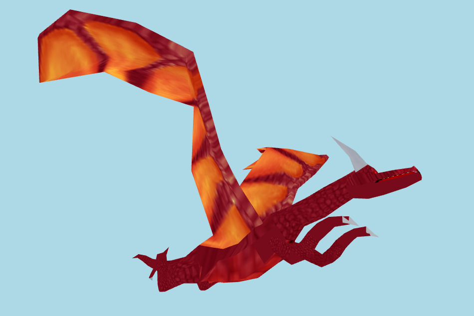 Red Dragon HL MDL 3d model