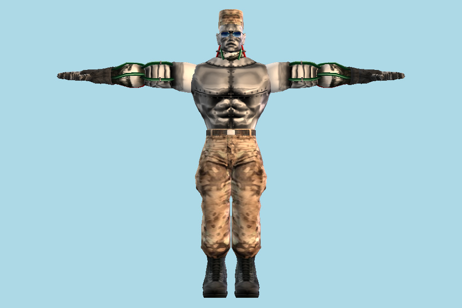 Tekken Jack Prototype Tag Tournament 3d model