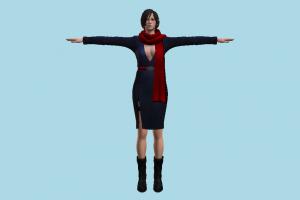 Ada Wong Ada Wong, resident-evil, girl, female, woman, people, human, character