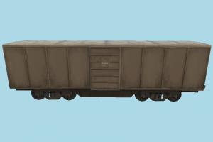Train Coach Box train, boxcar, coach, wagon, railway, railroad, rail, carriage, truck, vehicle