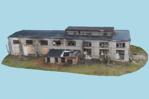 Abandoned Building building, structure, scanned, old, abandoned