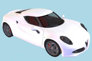 Car Alfa-Romeo, car, vehicle, transport, carriage