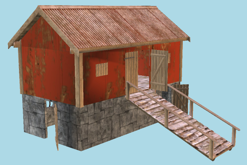 Old Barn 3d model