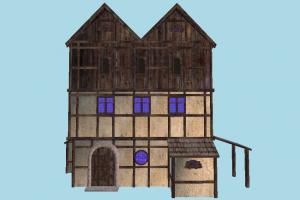 House house, home, building, medieval, build, apartment, flat, residence, domicile, structure