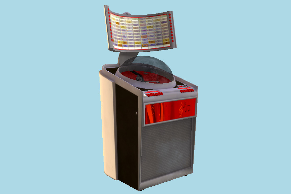 Rockola Jukebox 3d model