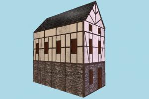 House house, home, building, medieval, build, apartment, flat, residence, domicile, structure