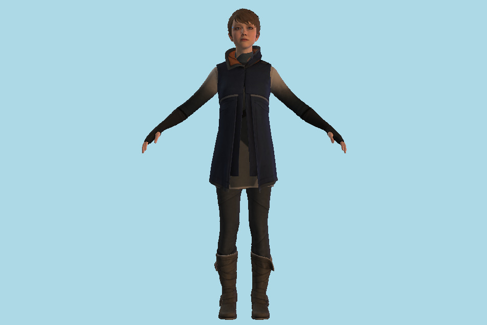 Detroit Become Human Kara After Zlatko Girl 3d model