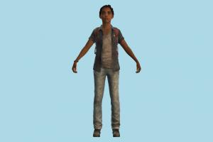 TLOU Riley ellie, tlou, the_last_of_us, girl, female, woman, lady, people, human, character, black