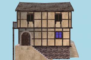House house, home, building, medieval, build, apartment, flat, residence, domicile, structure