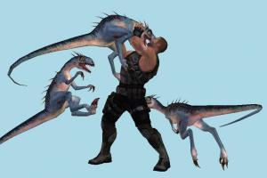 Dino Hunter dinosaur, hunter, animal, people, character