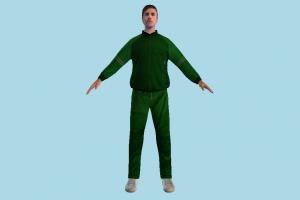 Sporty Man boy, nerd, male, man, people, human, character