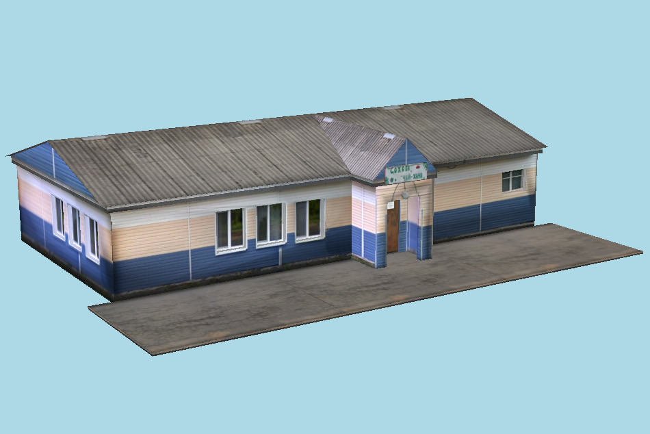 Cafe 3d model