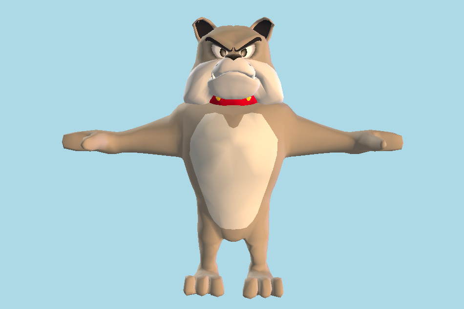Tom and Jerry in War of the Whiskers Spike 3d model