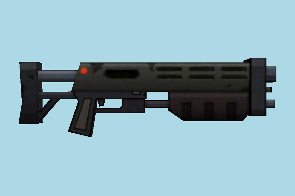 Call of Mini: Infinity HW-45 Shotgun 3d model