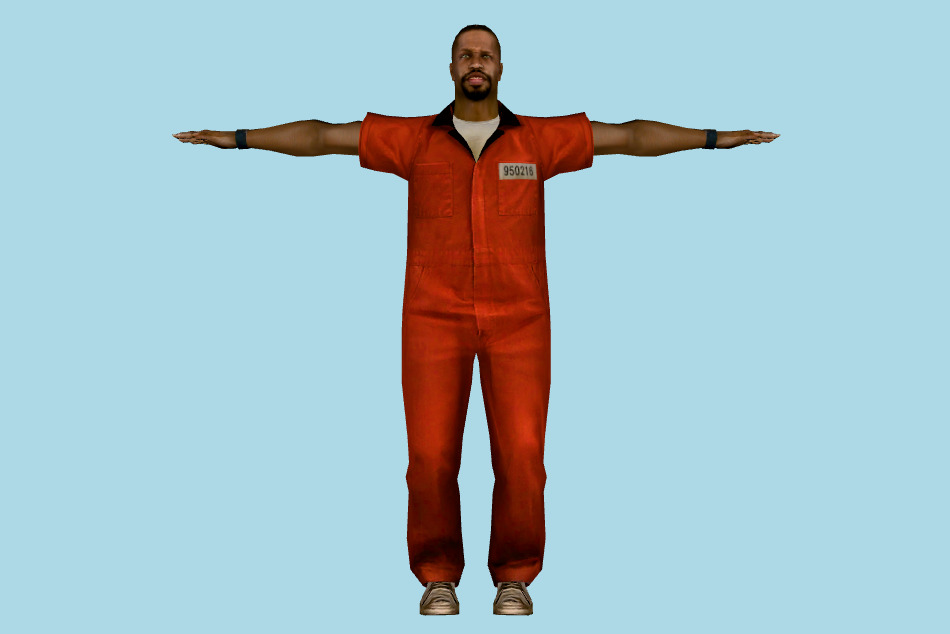 Hostage Man 3d model