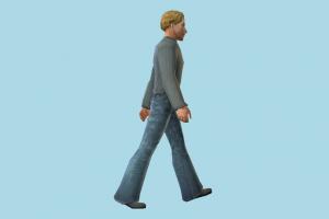 Man Walking man, male, people, human, character, walking