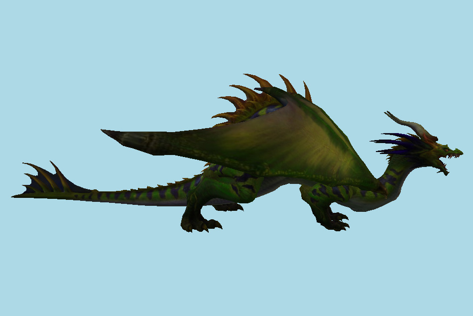 Mobius Final Fantasy Storm Dragon 3d model