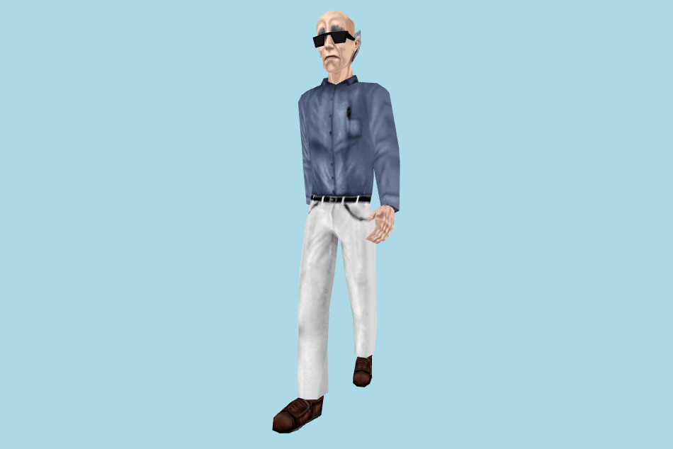 Civ Scientist HL MDL 3d model