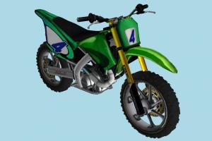 Suzumu Bike motorbike, bike, motorcycle, motorcross, motor, cycle, green