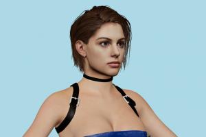 RE Jill Jill, Jill-Valentine, Resident-Evil, RE3, resident, evil, female, girl, woman, people, xna, characters, rigged
