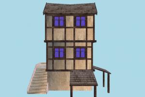 House house, home, building, medieval, build, apartment, flat, residence, domicile, structure