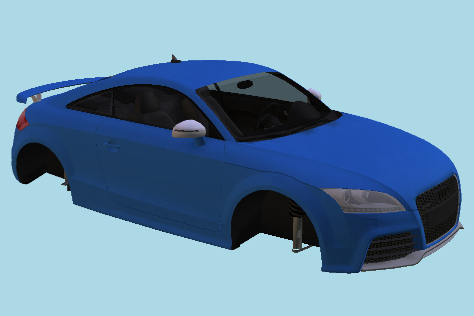 Audi TT RS 2012 (Typ 8J) 3d model
