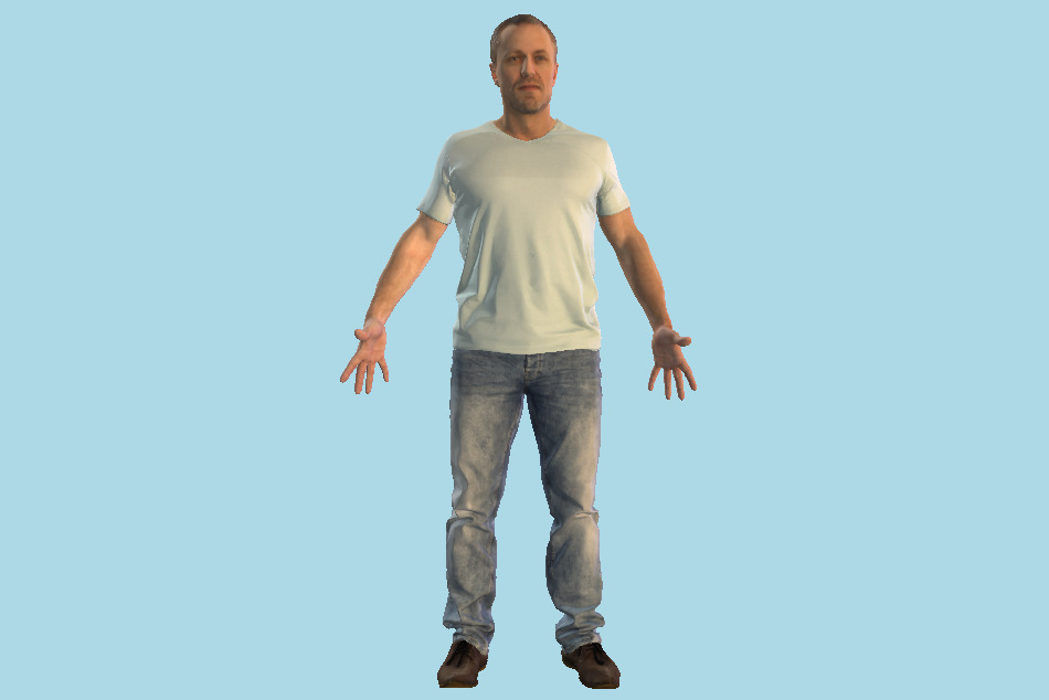 Casual Man 3d model