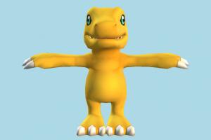 Agumon Pokemon, Pokémon, Digimon, animal-character, cartoon