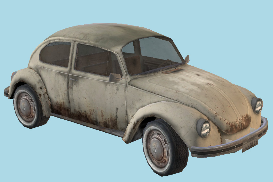Beetle Car 3d model