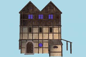 House house, home, building, medieval, build, apartment, flat, residence, domicile, structure