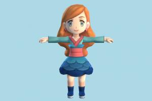 Girl girl, female, woman, people, human, character, cartoon
