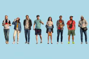 People Group people, group, man, girl, male, female, woman, people, human, character, pack, walking, bundle, casual, crowd, crew, stylized