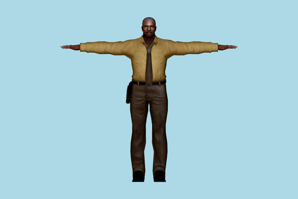 Police Man 3d model