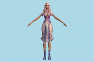 Sorcerer elf, woman, lady, girl, beautiful, female, people, human, character, fantasy