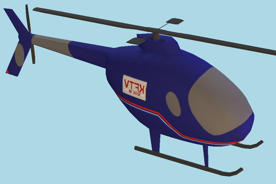 Helicopter 3d model