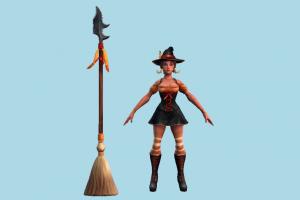 Nidalee Woman witch, woman, halloween, lady, girl, female, people, human, character