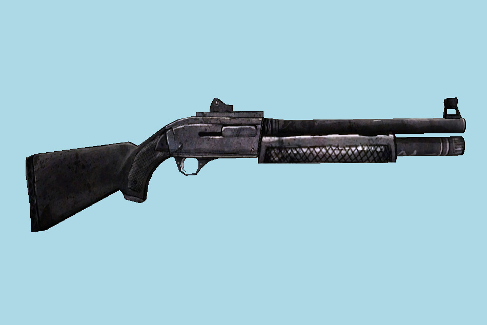 Shotgun 3d model