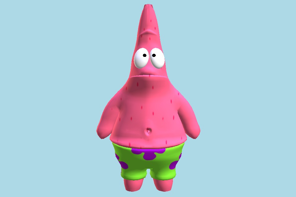 Patrick Star SpongeBob 3d model