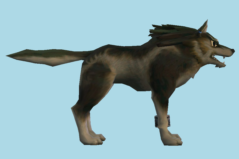 Zelda Capital Wolf 3d model
