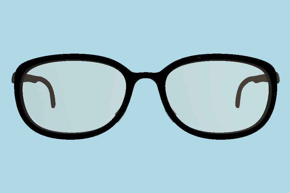 Glasses for Genesis 3d model