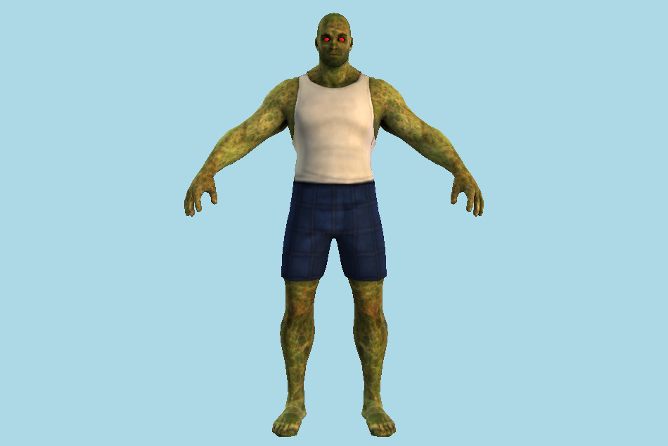 XCOM: Enemy Unknown Zombie 3d model