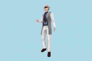 Scientist mdl, hlmdl, halflife, characters, animated