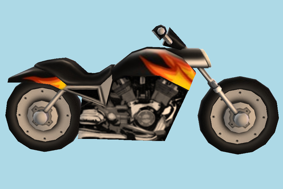 Roblox Ro-torcycle Bike Low-poly 3d model