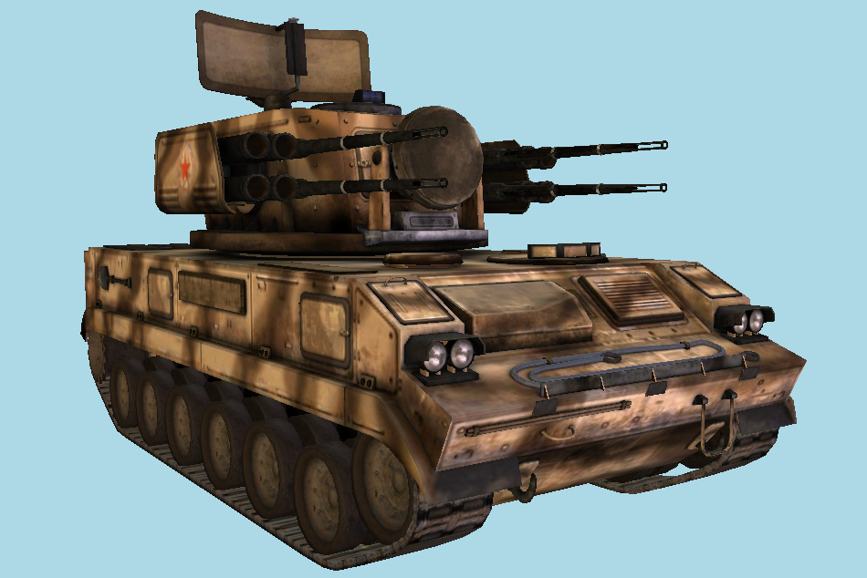Chinese Tank 3d model