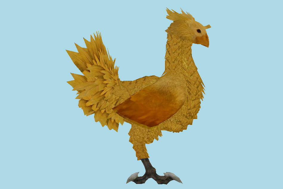 Mobius Final Fantasy Chocobo 3d model