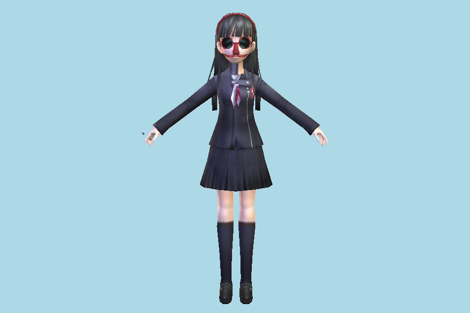 Persona 4 Golden Yukiko Amagi 3d model