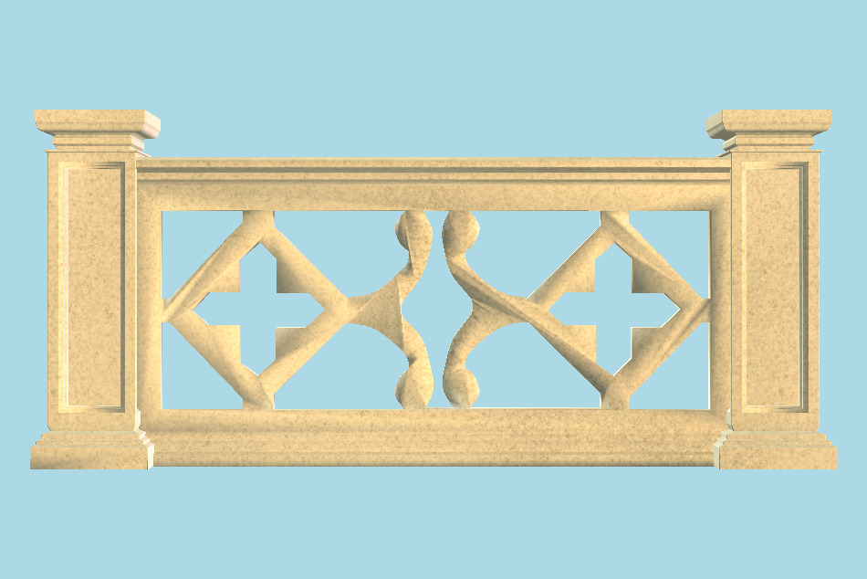 Fence 3d model